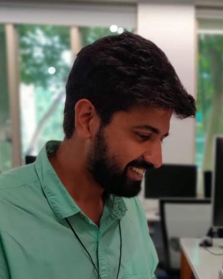 Ryan Soni at his desk